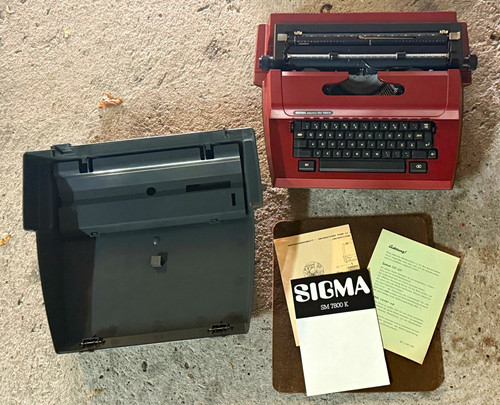 Retro schreibmaschine sigma - retro,
